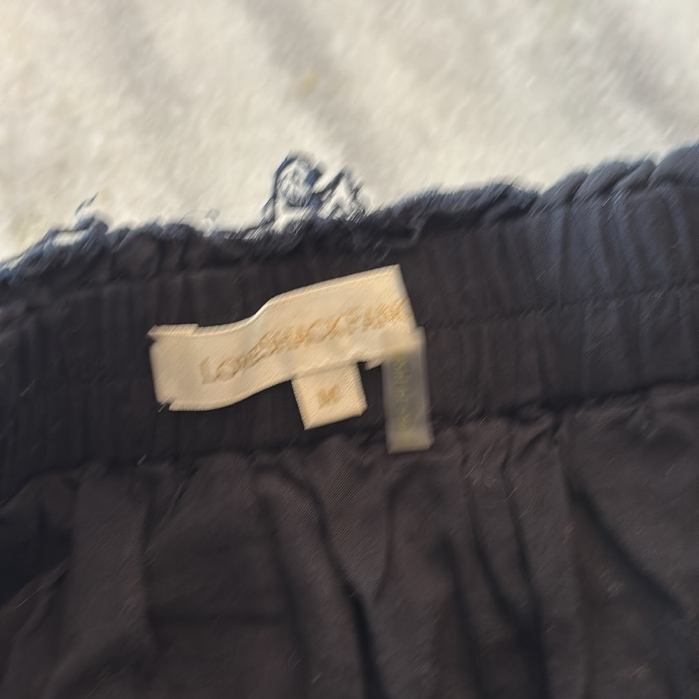 LoveShackFancy Black Ruffle Mini Skirt - Picture 3 of 5